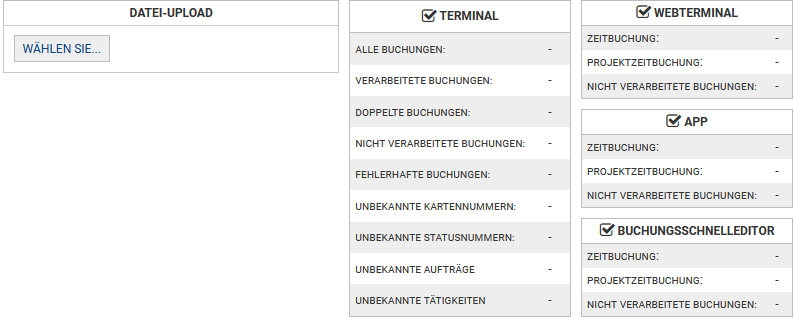 2. Nachimportieren von Buchungen