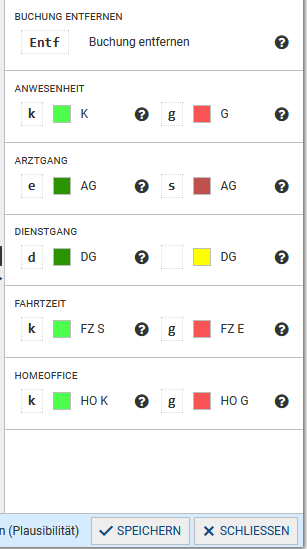 2. Nutzbare Statusgründe