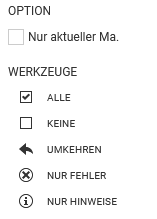 2. Weitere Einschränkungsmöglichkeiten