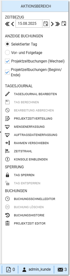 4. Aktionsbereich