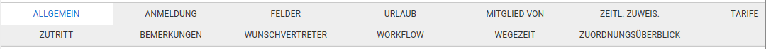 2. Registerbereich