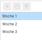 1. Wochen