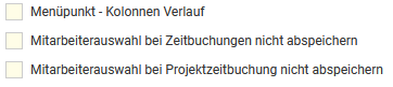 2. Gespeicherte Mitarbeiterselektionen