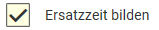 1. Ersatzzeit bilden
