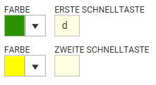 7. Schnelltasten