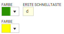 1. Schnelltaste
