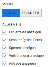 4. Anzeige Einstellungen