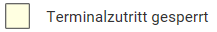1. Terminalzutritt gesperrt